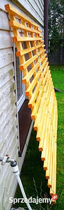 Trejaż drewniany pergola kratownica ozdoba Radków