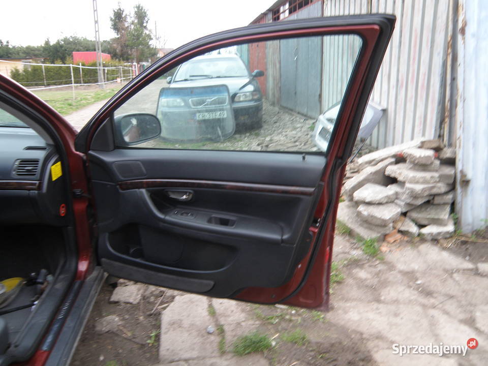 Boczki drzwi przednie skórzane skóra Volvo s80 I osobowe Kraków