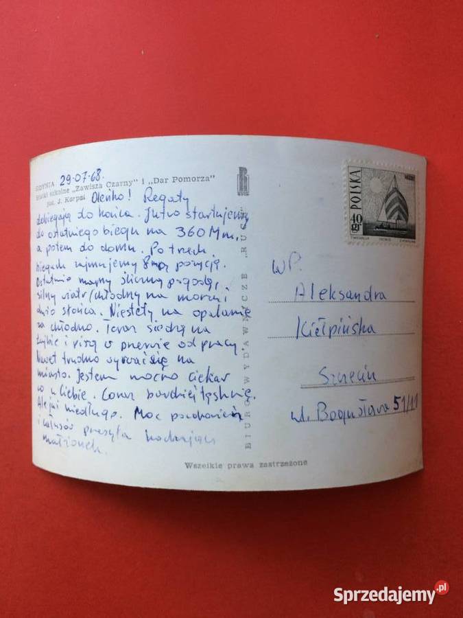 2236 Widokówka Z Żaglowcami Antyki, Sztuka, Kolekcje Szczecin