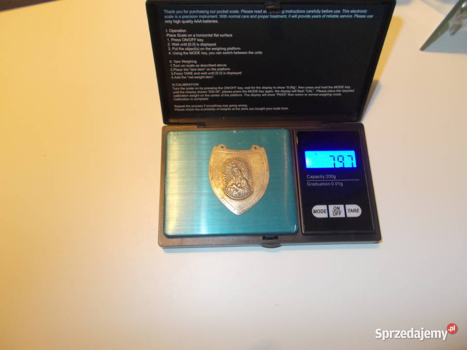 Srebrny miniaturowy ryngraf Warszawa sprzedam