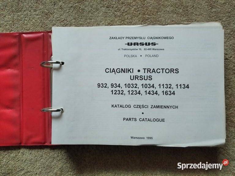 Katalog Ursus 932 934 1032 1034 1132 1134 Lublin