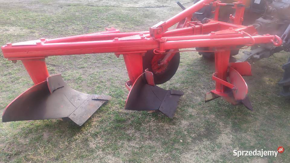 Pług 3 skibowy Unia Grudziądz Lemiesze z dłutami Białobrzegi