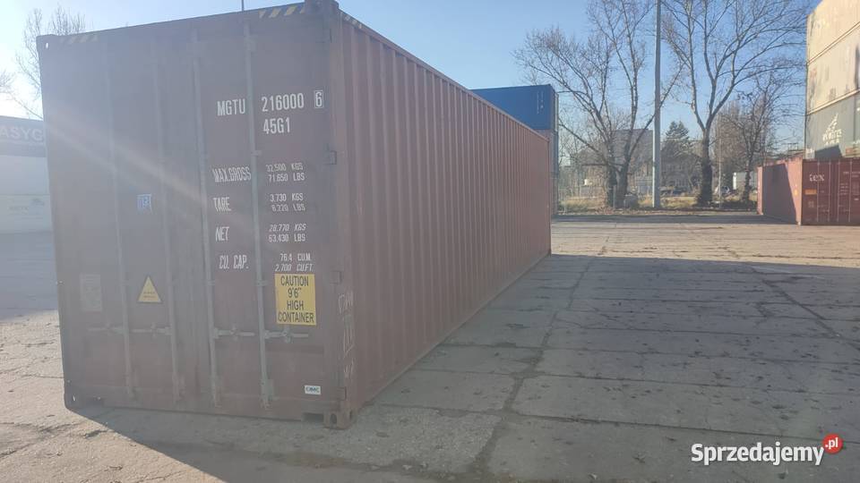 SPRZEDAM Kontener morski 12 metrowy 40HC stan sprzedam