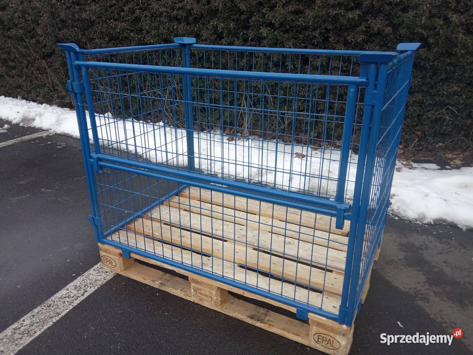 Kosze stalowe paletowe magazynowanie i transport Łódź