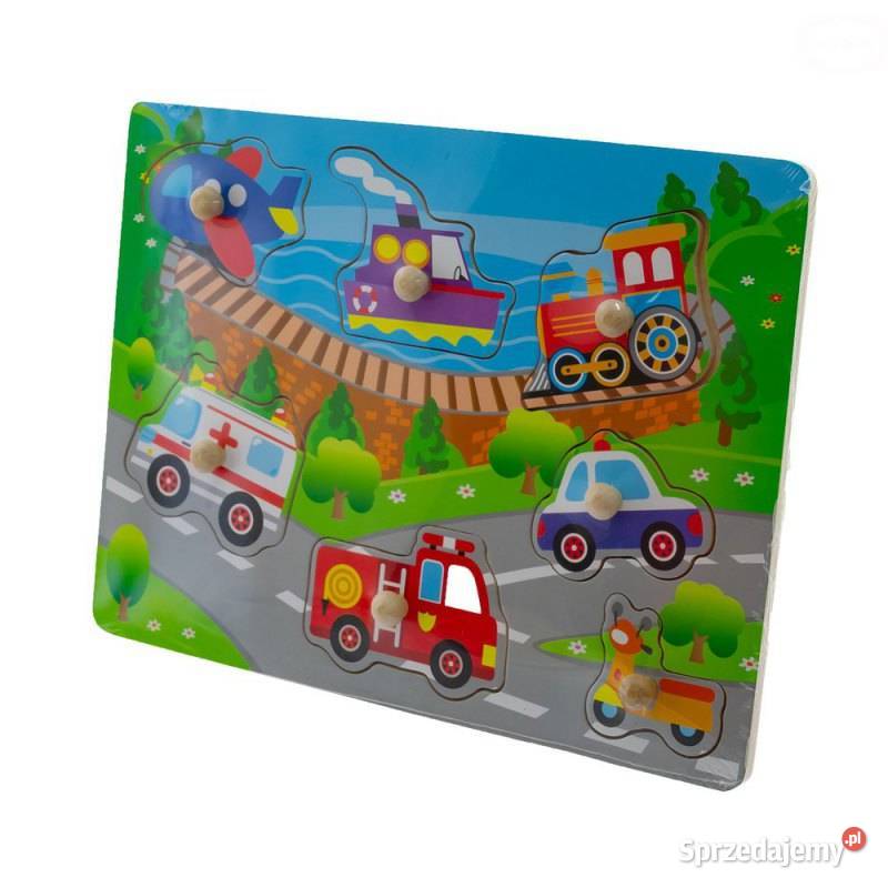 Drewniane puzzle TRANSPORT podlaskie Bielsk Podlaski