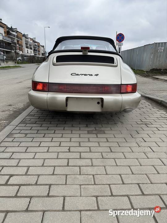 Porsche 911 964 Carrera 4 Cabrio skórzana tapicerka Opole