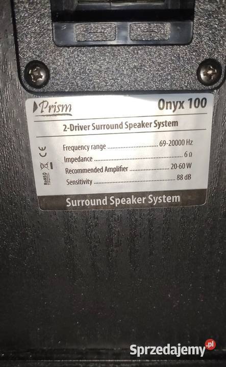 Kino domowe Yamaha głośniki Prism Onyx 100 5.1 Zabrodzie