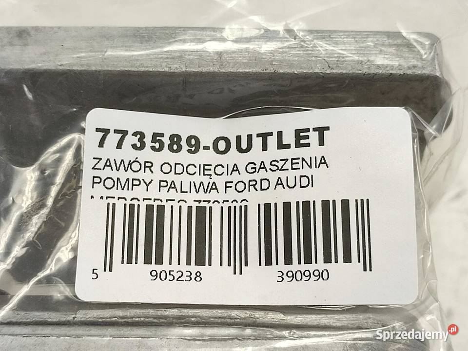 ZAWÓR ODCIĘCIA GASZENIA POMPY PALIWA FORD AUDI