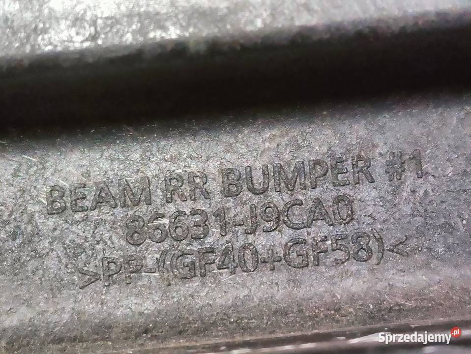 Belka Zderzaka Tylnego Hyundai Kona 2017 wielkopolskie sprzedam