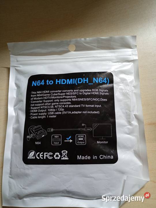 Konwerter N64 do HDMI Przysucha sprzedam