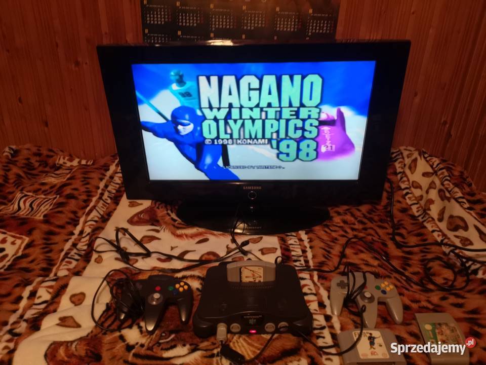 NINTENDO 64 Konsola 2 pady 3 Gry itp Plus małopolskie Skomielna Biała