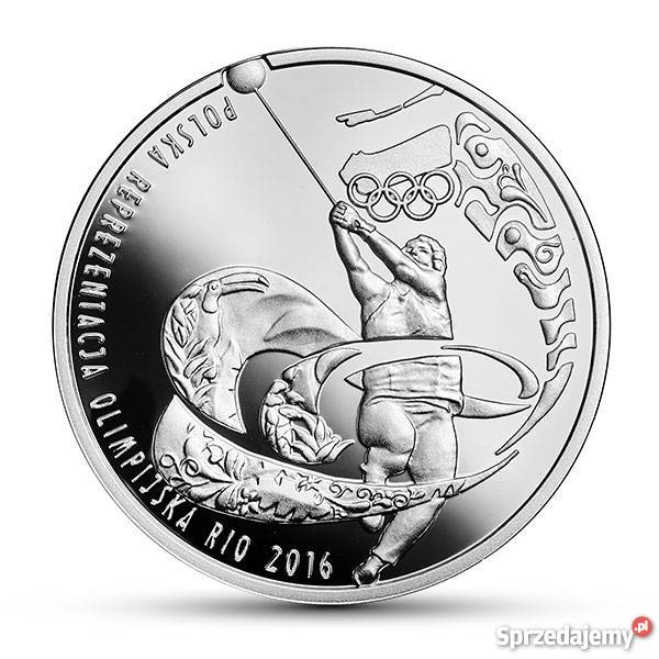 Moneta srebrna 10 zł 2016 r. Polska Reprezentacja Olimpijska