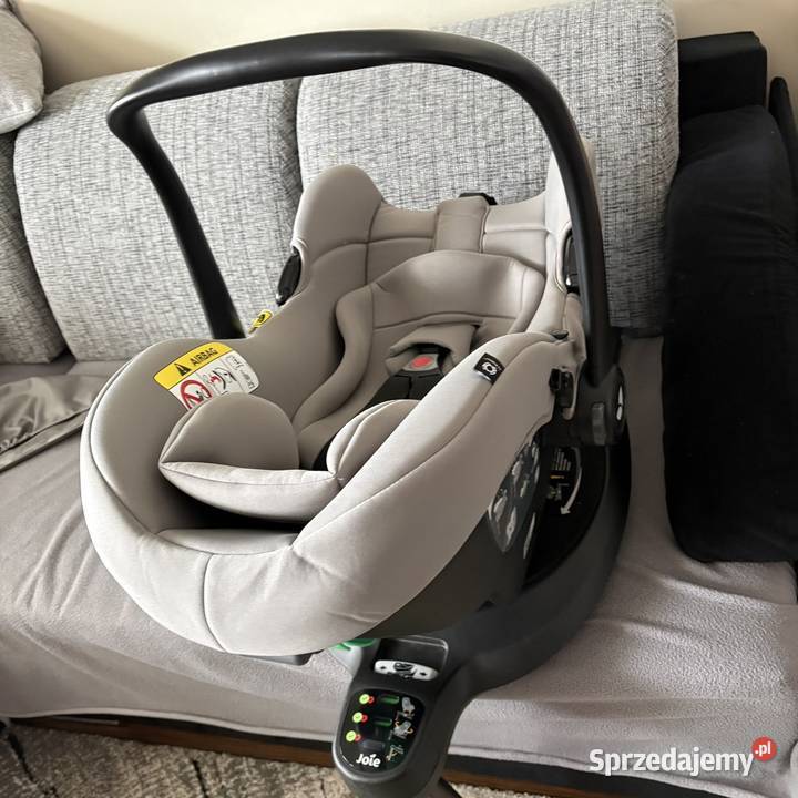 Fotelik plus baza Jole szary/srebrny Lublin