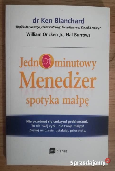 Jednominutowy Menedżer spotyka Małpę Dr Kenneth Głogów