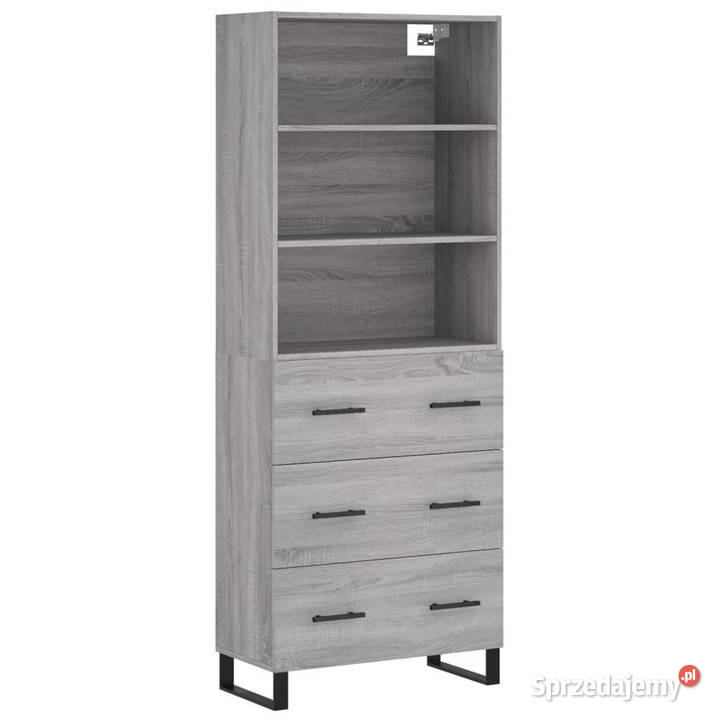 Witrynka szary dąb sonoma 695x34x180 materiał Kredensy i witryny sprzedam