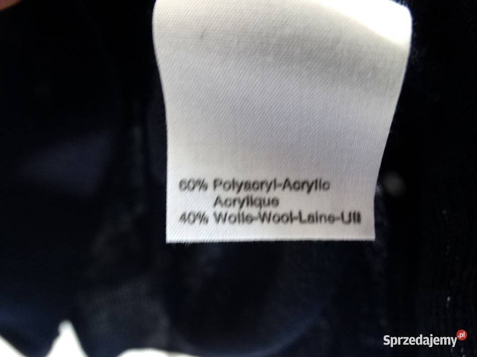 Sweter Wełniany Krótki Rękaw w stylu Polo do