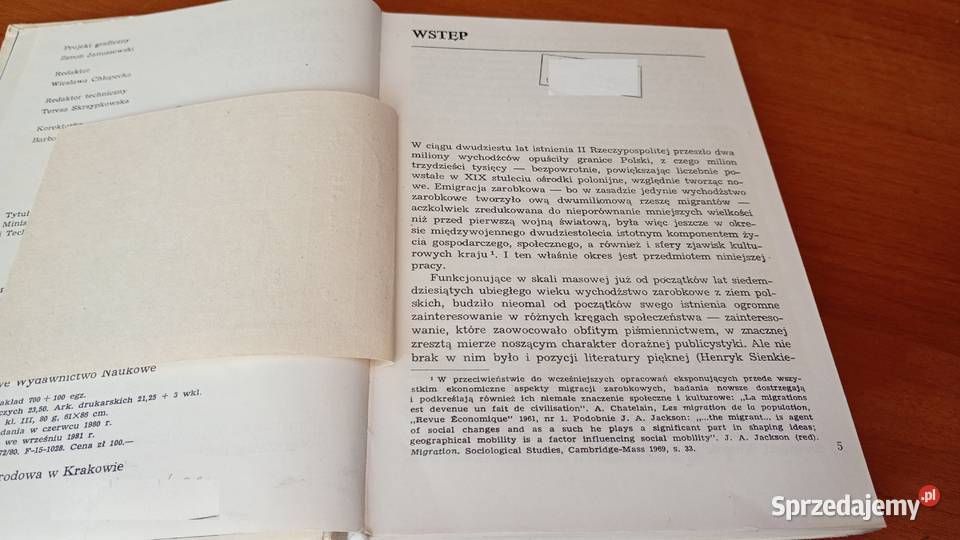 Emigracja zarobkowa z Polski 19181939 Halina historia sprzedam