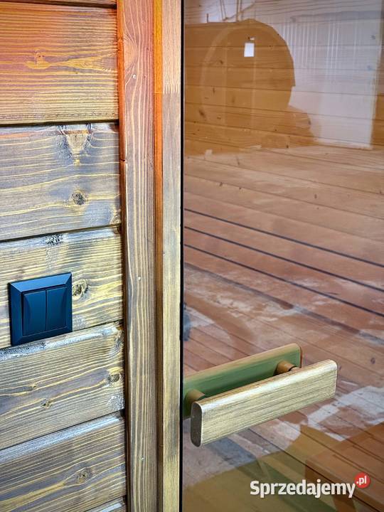 Sauna ogrodowa Kostka Okazja Dostępna ręki Ogród Jarosław