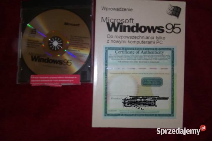 płyta windows 95 z obsługą USB książka z Warszawa
