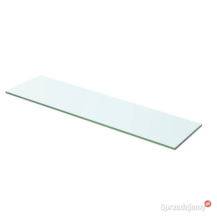 Półki 2 panel z bezbarwnego szkła 60 x 12 mazowieckie