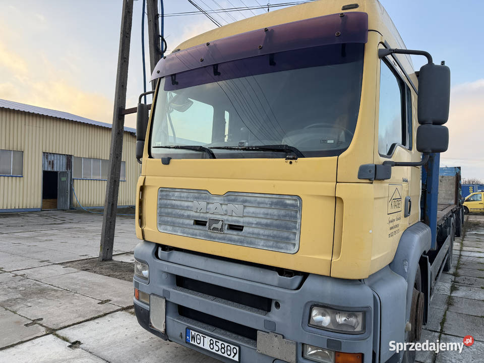 Ciężarowy MAN z HDS diesel mazowieckie Ostrowik