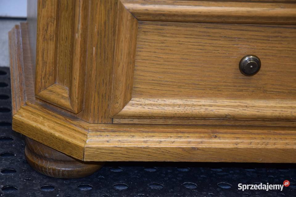 komoda dębowa z szufladami nowa