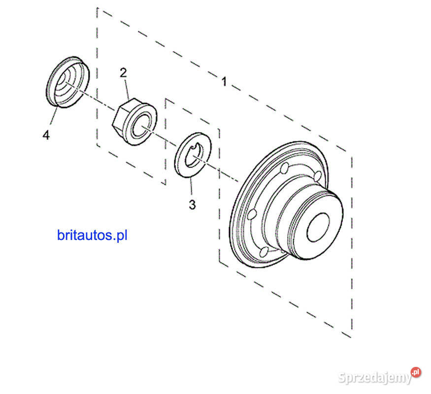 ROVER 75 MG ZT PIASTA ŁOŻYSKO KOŁA TYŁ RLB100292 Poznań