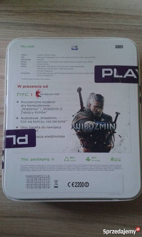 HTC Desire 820 WIEDŹMIN zadbany Opole