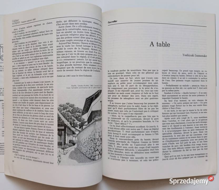 Cahiers du Japon Literatura powojenna literatura piękna - proza zagraniczna Warszawa