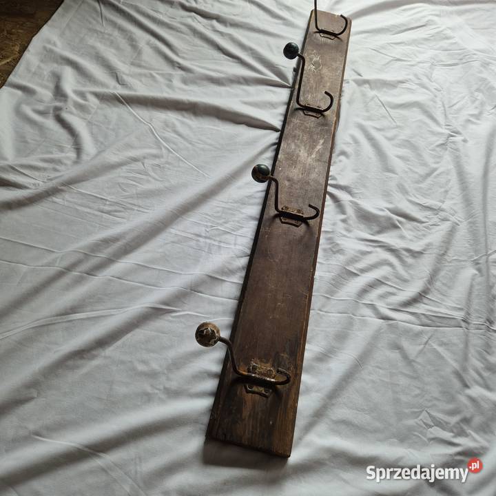Wieszak przedwojenny vintage stary wieszak 110 Brzesko