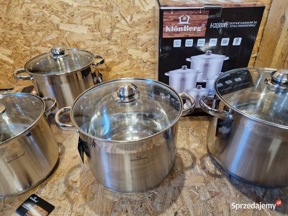Zestaw garnków KlnBerg stal nierdzewna kb2531 Głogowa