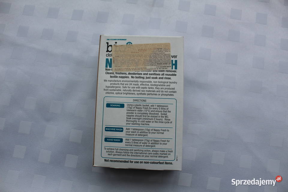 Nappy Fresh dodatek do proszku BioD 500g Bielsko-Biała