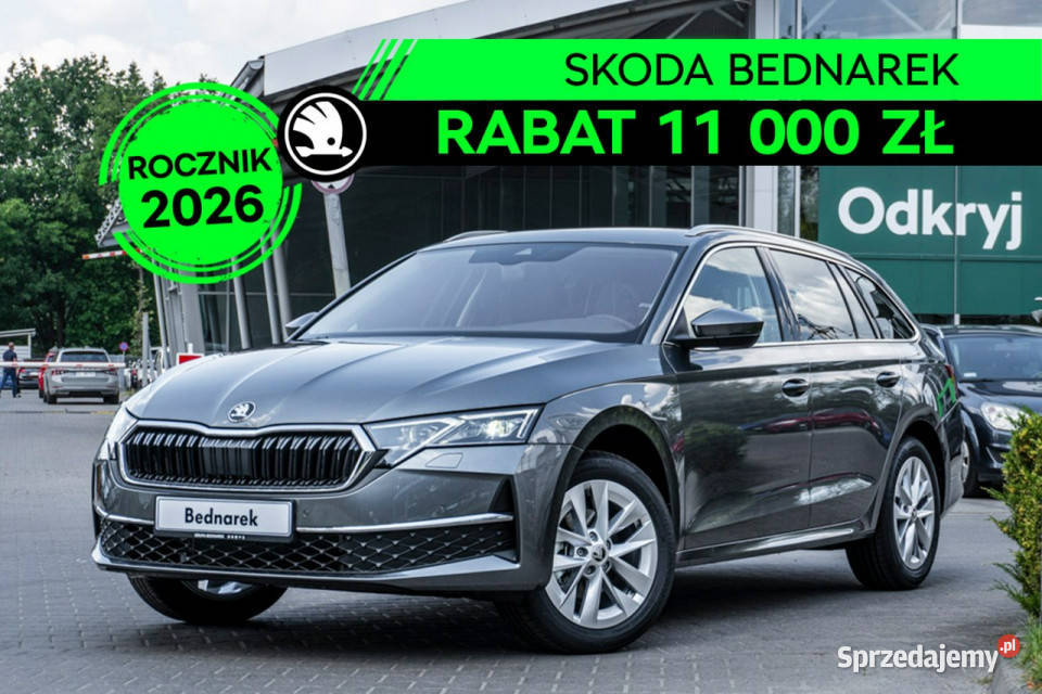 koda Octavia Combi Drive Selection 20 TDI 150 światła przeciwmgielne Łódź