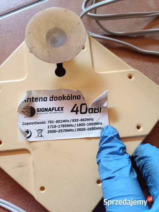 Antena dookólna wzmacniająca sygnał 3G 4G 5G do Wilamów-Parcela
