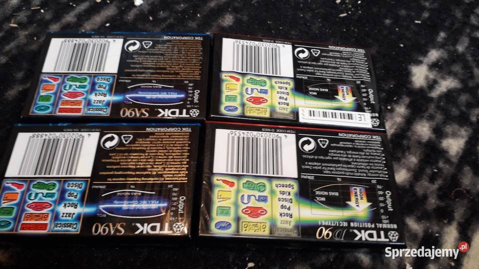 Kasety magnefonowe tdk 90 nowe Leżajsk