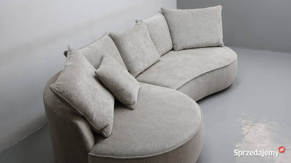 TDf NOWOCZESNY NAROŻNIK SOFA KANAPA beżowa Poznań