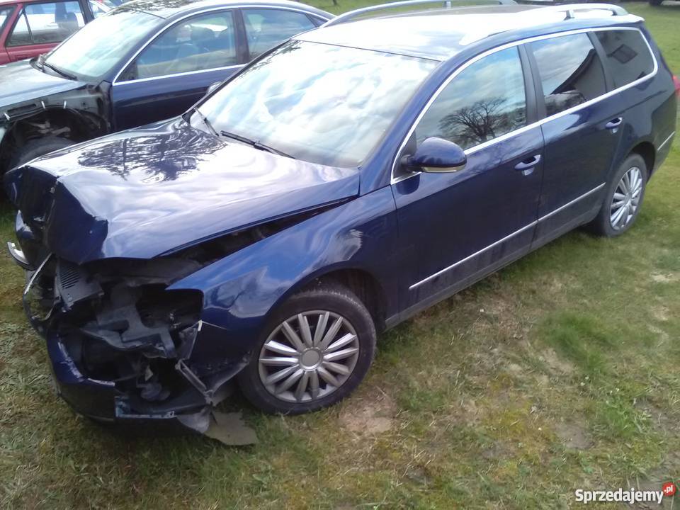 VW Passat B6 20 TDI 140 DSG KOMBI USZKODZONY wspomaganie kierownicy Gdańsk