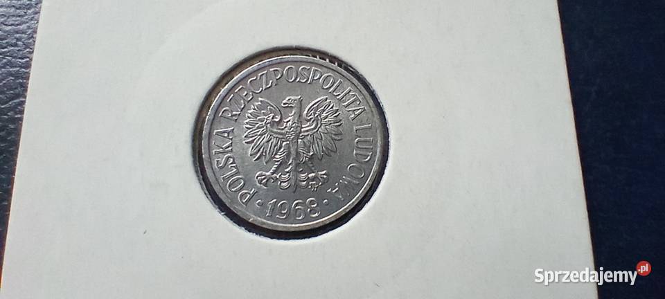 Stare monety 5 groszy 1968 skrętka Polska PRL Numizmatyka Lesko