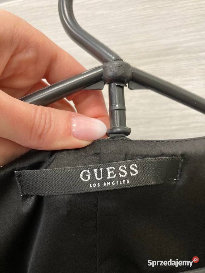 Nowa mini sukienka Guess mała czarna straps M Nisko sprzedam