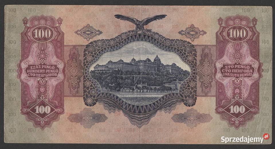 WĘGRY 100 PENGO 1930 E814 Łódź