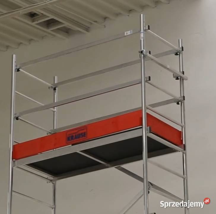 Wynajem rusztowania aluminiowego 8 m schody