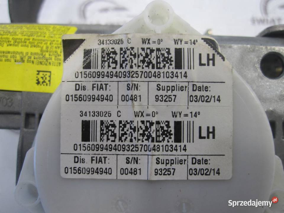 GIULIETTA LIFT 14r pas bezpieczeństwa lewy przód