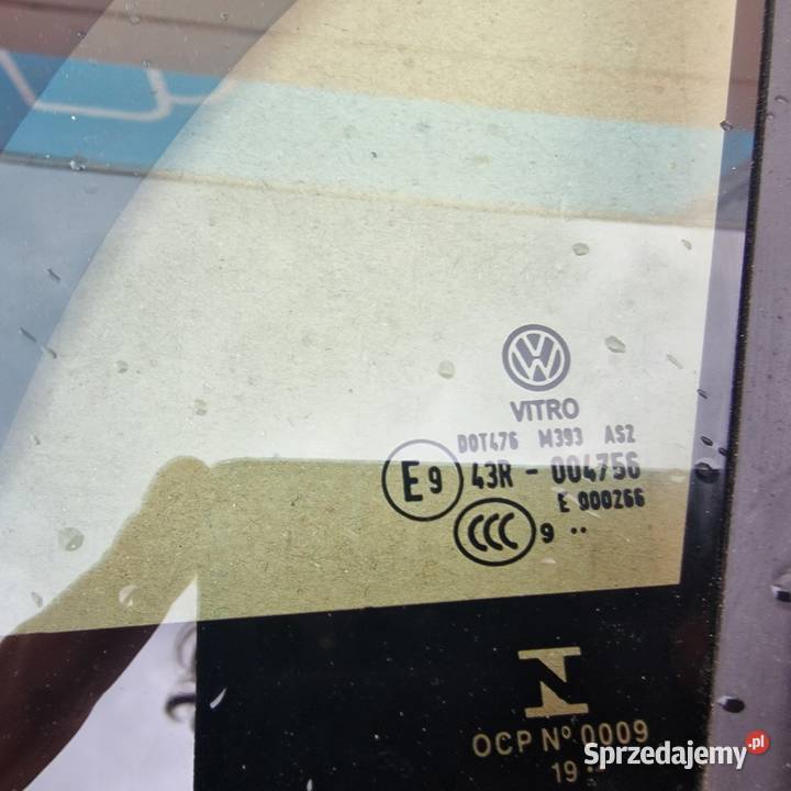 TIGUAN VW TRÓJKĄT SZYBA LEWY PRZÓD 5NN845113 Bieleń
