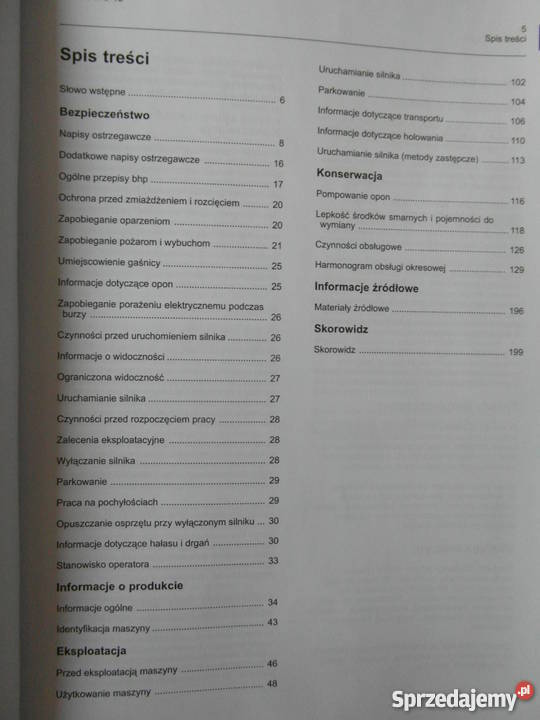 dtr instrukcja obsługi ładowarka caterpillar Rok wydania 2008