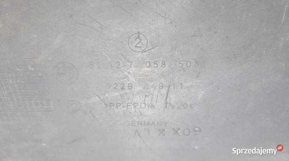 BMW 1 E87 SPOILER DOKŁADKA ZDERZAKA TYŁ DYFUZOR Pozostałe Ruda Śląska