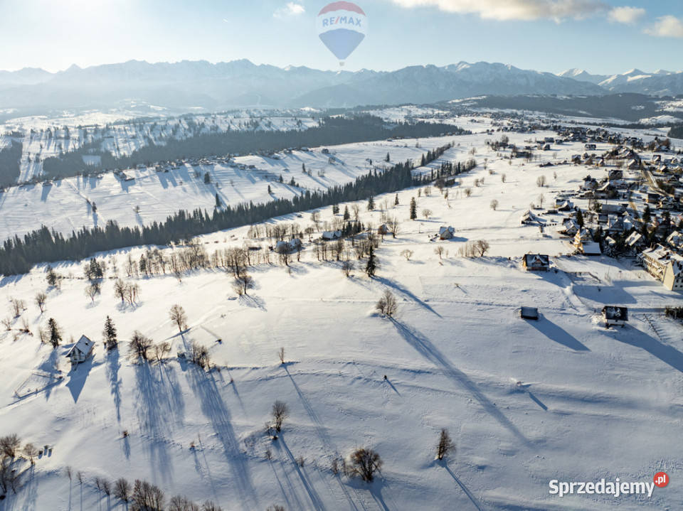 Sierockie Działka z widokiem na Tatry