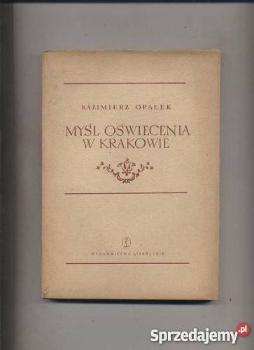 Myśl Oświecenia w Krakowie Szczecin