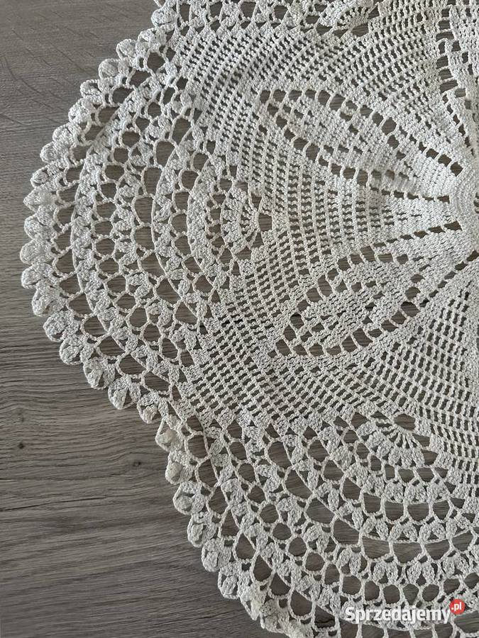 Obrus serweta szydełko śr50