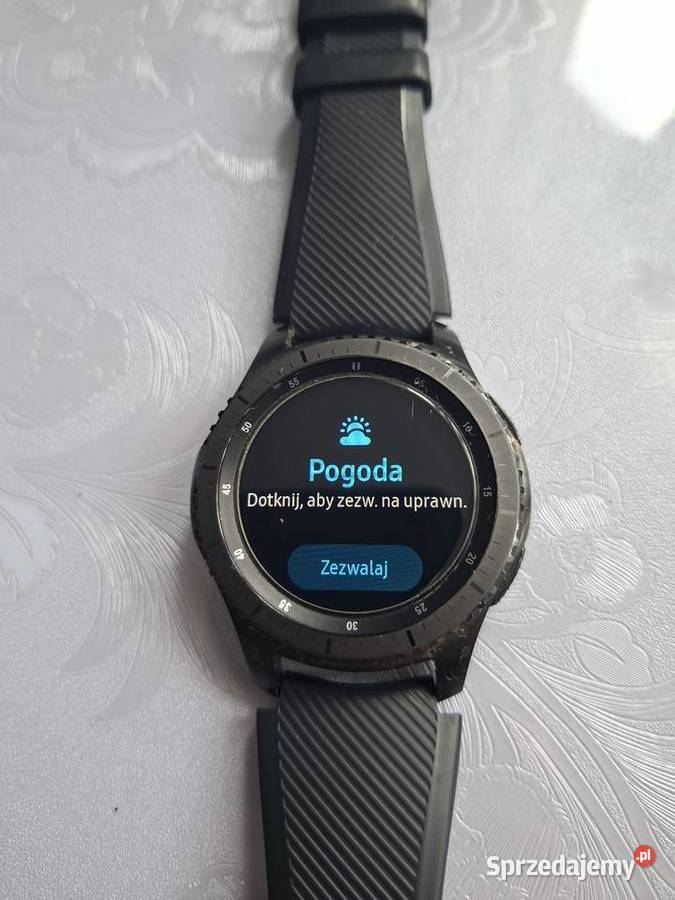 Smartwatch SAMSUNG GEAR S3 FRONTIER SMR76 mazowieckie Małkinia Górna