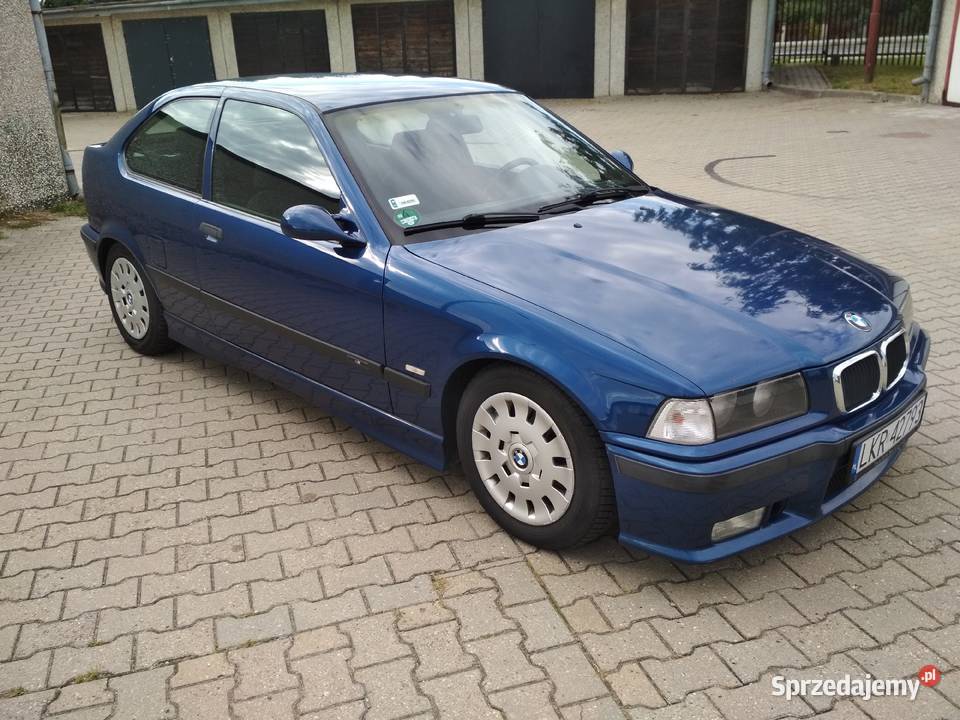BMW 316i E36 compact mpakiet avusblau w weekend Świdnik